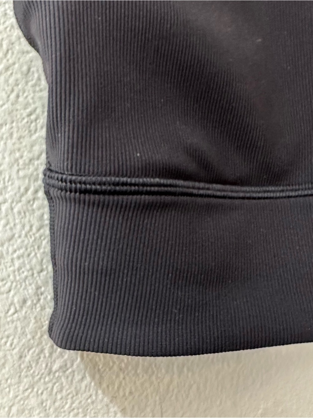 Lululemon Energy Bra Ribbed High Neck Long Line Black Size 4 - Picture 6 of 11